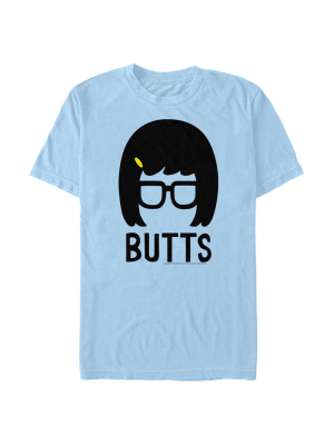 Men's Bob's Burgers Tina Butts Silhouette T-shirt