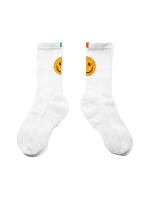 The Men's Happy Face Sock - White