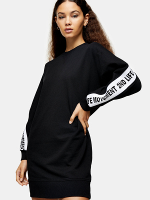 2nd Life Sweatshirt Dress In Black