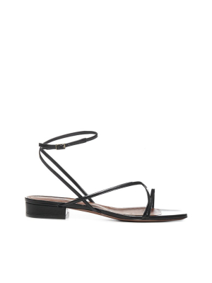 L'autre Chose Ankle Strap Flat Sandals