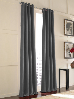 Messina Lined Grommet Top Curtain Panel - Curtainworks