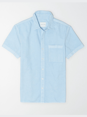 Ae Oxford Short-sleeve Button-up Shirt