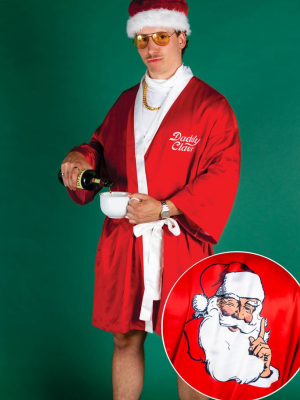 The Daddy Claus | Red Santa Christmas Kimono