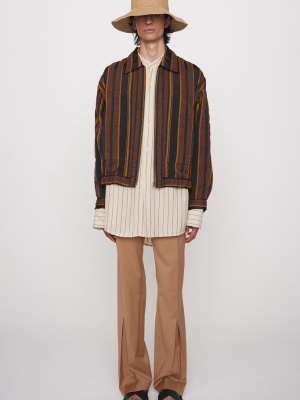 Sigurd Lightweight Blouson Brown Stripe