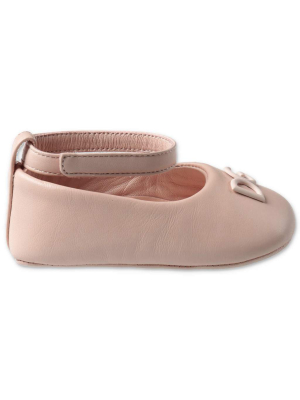 Dolce & Gabbana Kids Ankle Strap Ballet Flats