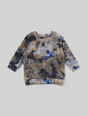 Munsterkids Infant Blue Holes Crew - Splatter