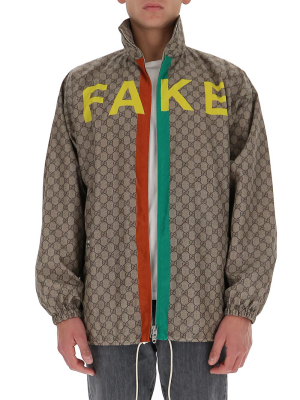 Gucci Logo Printed Jacket