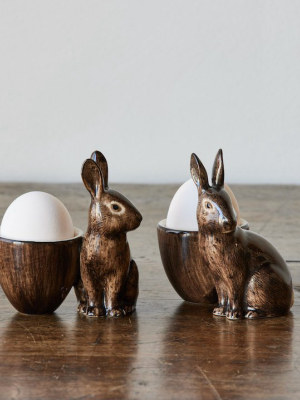 Set Of 2 Woodland Animal Egg Cups (multiple Styles)