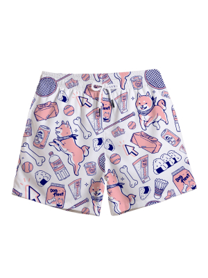 Shiba Picnic Swim Trunks