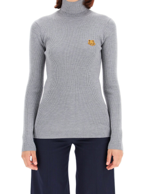 Kenzo Tiger Crest Roll-neck Jumper