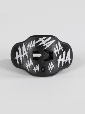 Ha Ha Ha Black Football Mouthguard