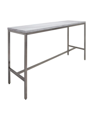 Verona Bar Table, White