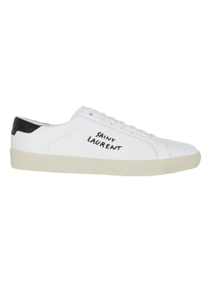 Saint Laurent Court Classic Sl/06 Embroidered Sneakers