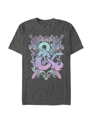 Men's Dungeons & Dragons Pastel Rainbow Logo T-shirt