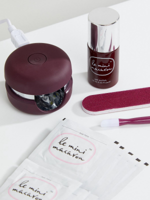 Le Mini Macaron Gel Manicure Kit Cassis