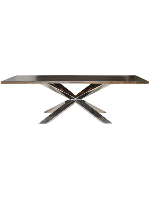 Couture Seared Wood Dining Table