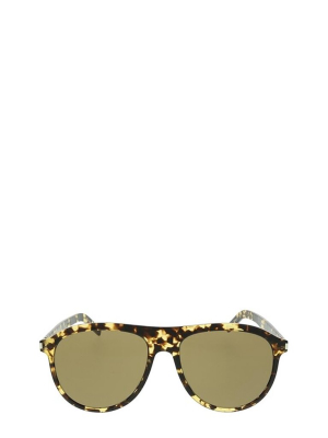 Saint Laurent Eyewear Aviator Frame Sunglasses