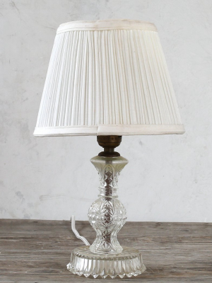 Vintage Embossed Glass Lamp 1 - Style#tx321-028