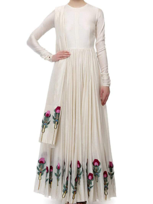 Embroidered Kurta & Dupatta