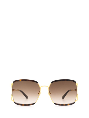 Gucci Eyewear Square Frame Sunglasses