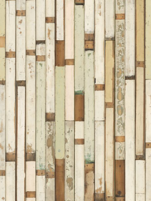 No. 1 Scrapwood Wallpaper Design By Piet Hein Eek For Nlxl Wallpaper