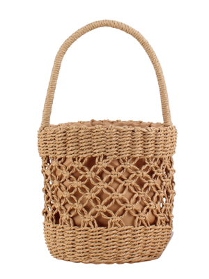 'arnia' Handmade Rattan Bucket Bag