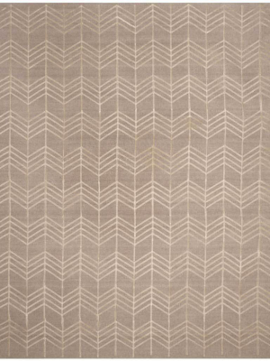 Kilim Arrow Beige Area Rug