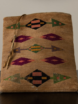 Vibrant Nez Perce Tribe Large Woven Double Sided Bag