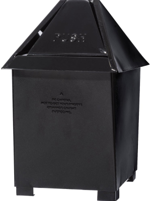 Table Top Dust Bin - Black