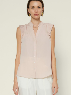 Pleated Detail Top