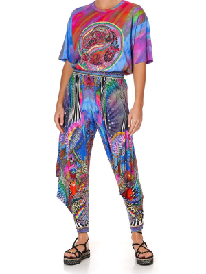 Jersey Drape Pant With Pocket Psychedelica