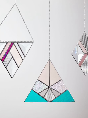 Janel Foo Glassworks Geo Pastel Suncatchers