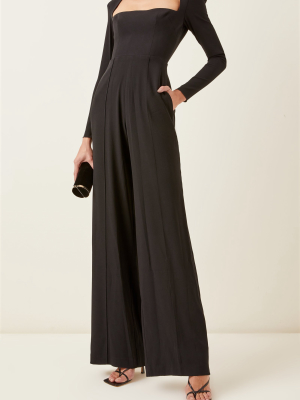 Morgan Cutout-detailed Crepe Jumpsuit