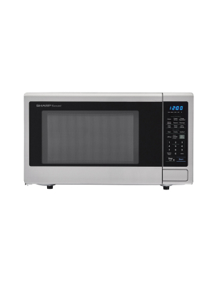 Sharp Smc1842cs Carousel Electronic Digital 1100 Watt 1.8 Cubic Foot Stainless Steel Countertop Microwave Oven (certified Refurbished)