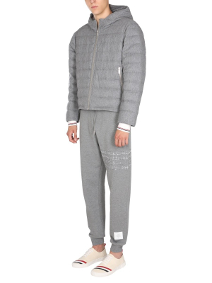 Thom Browne Rwb Stripe Embroidered Sweatpants