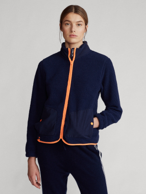 Fleece Zip-up Golf Jacket