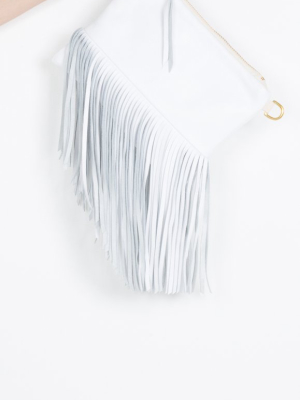 Quinell Double Fringe Vida - White