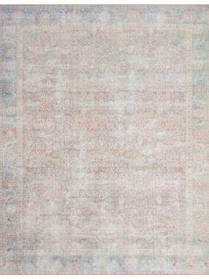Loloi Wynter Rug - Red/teal