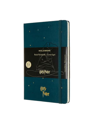 Moleskine Harry Potter Sorting Hat Limited Edition Large Ruled Hard Cover Notebook