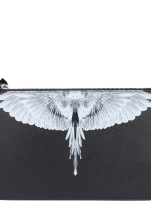 Marcelo Burlon County Of Milan Wings Clutch Bag