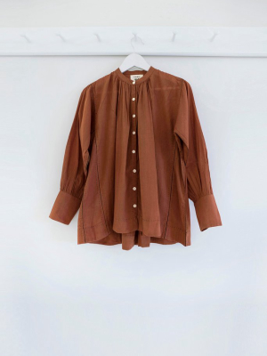The Potter's Blouse In Terracotta