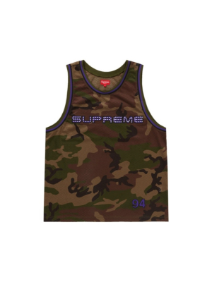 Supreme Rhinestone Basketball Jersey