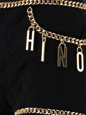 Moschino Logo Chain Detail Shorts