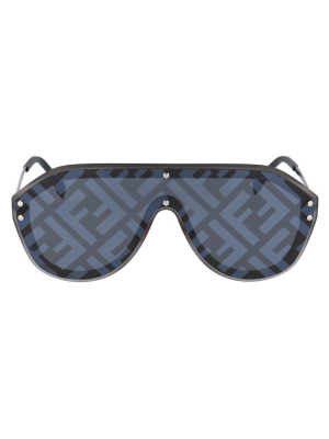 Fendi Eyewear Ff Monogram Aviator Sunglasses