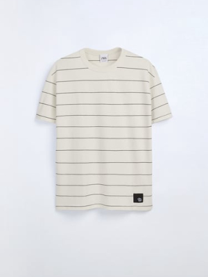 Stripe Print T-shirt