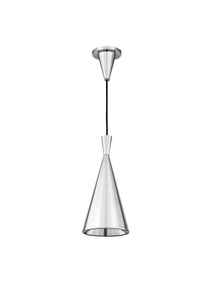 Ovid 1 Light Pendant Polished Nickel