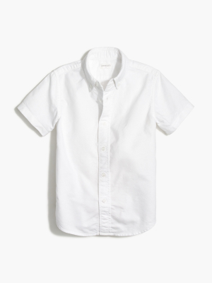 Boys' Short-sleeve Oxford Shirt