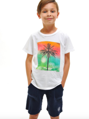 Sol Angeles Kid's Mirage Crew - White