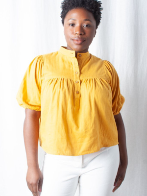 Grace Top (petite Exclusive) - Canary