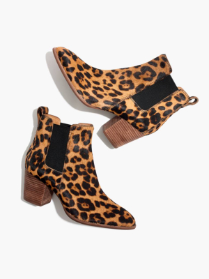 The Regan Boot In Leopard Calf Hair